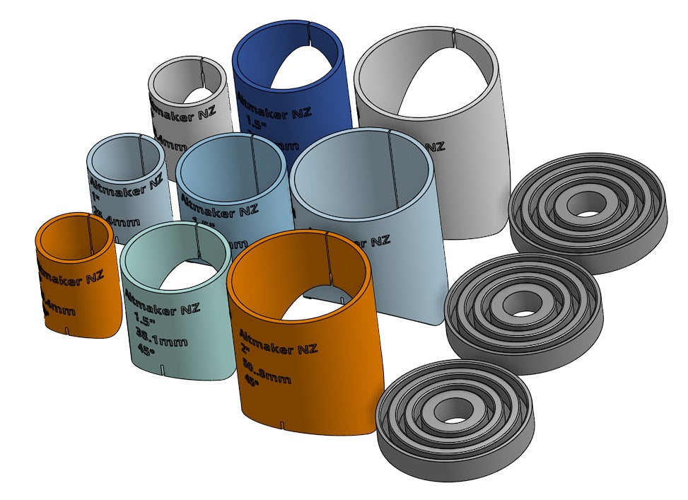 Notch  jig 1, 1.5 and 2 inches  90° , 45° and 60° & base