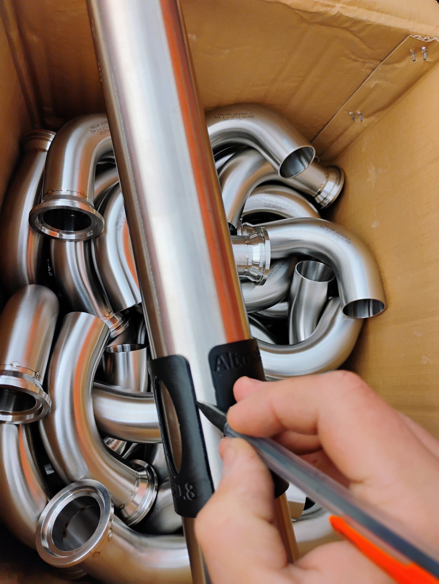 Branch pulling hole jig 1.5, 2 , 3 & 4 "O.D.