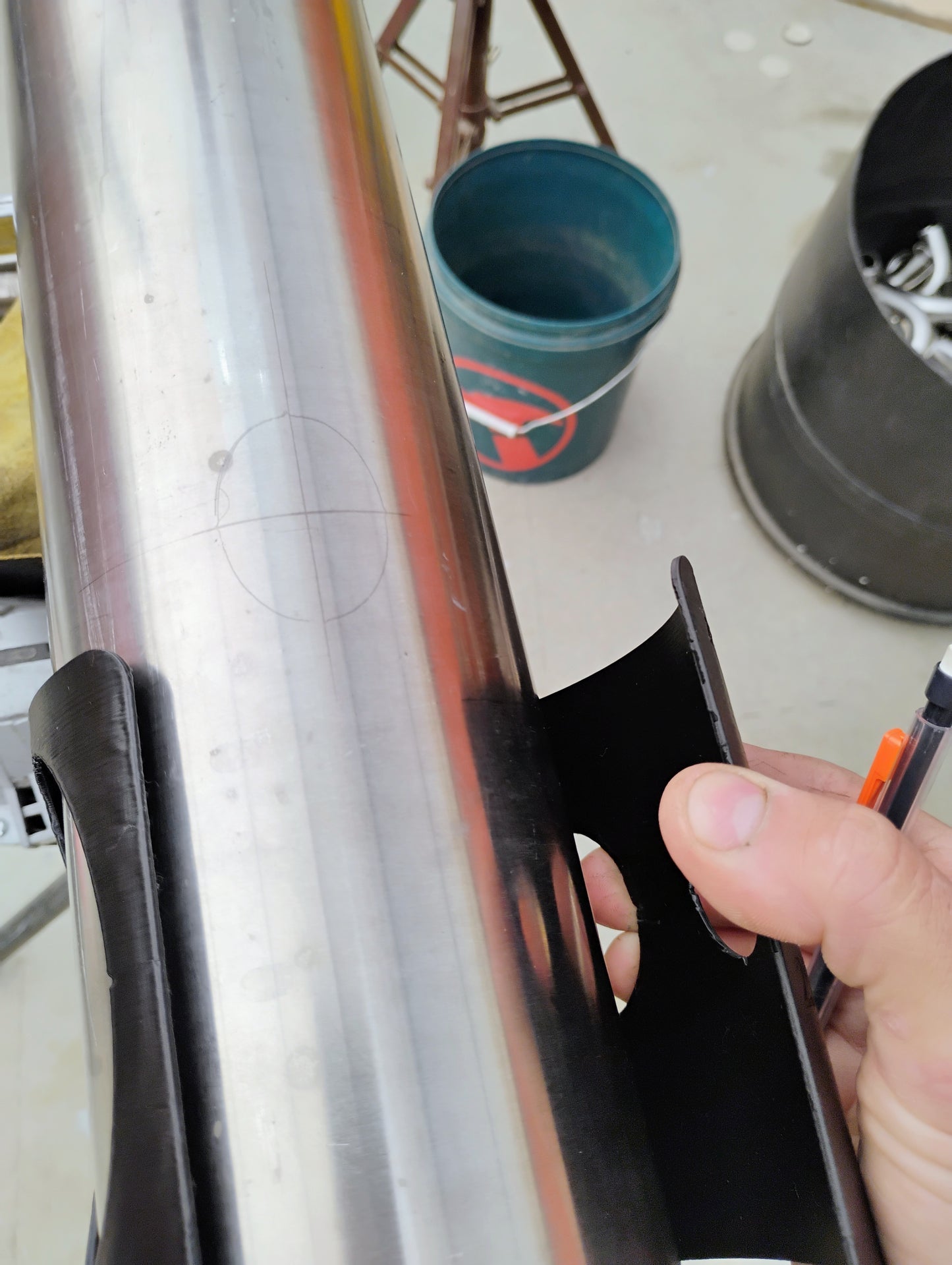 Branch pulling hole jig 1.5, 2 , 3 & 4 "O.D.